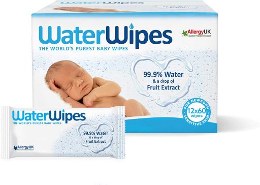 Toallitas con agua purificada 99,9%